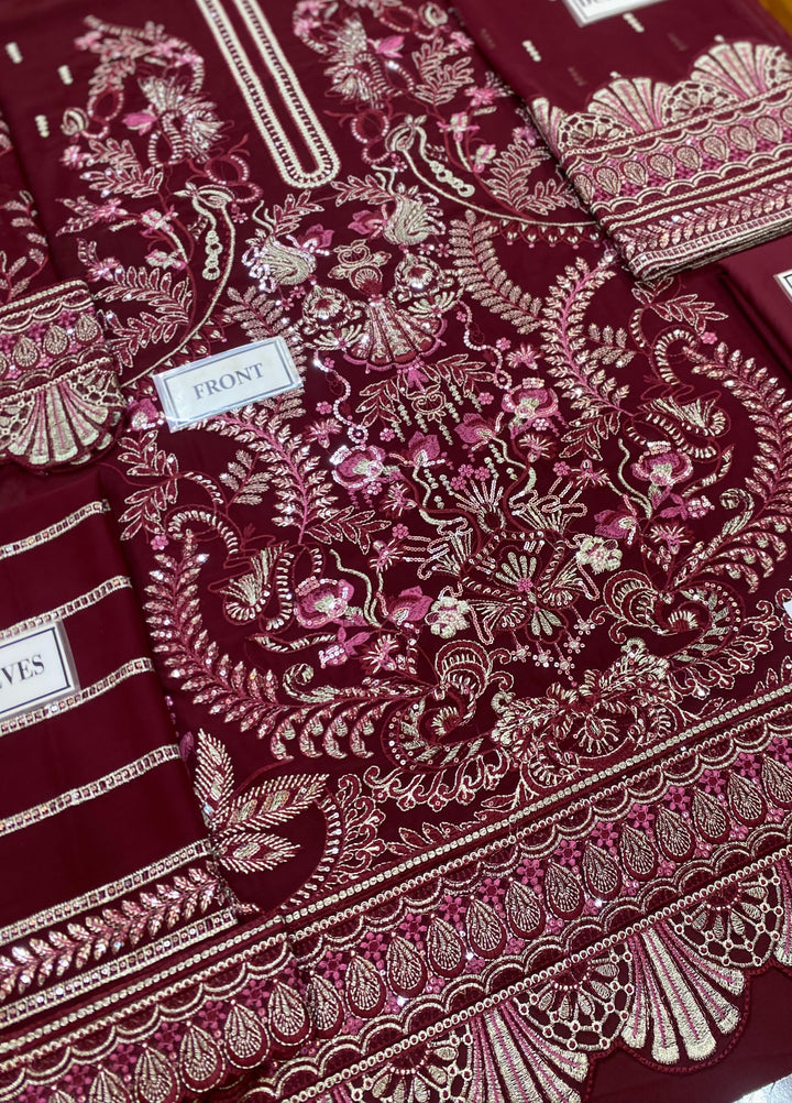 Flossie Chiffon Suit-Aarasta