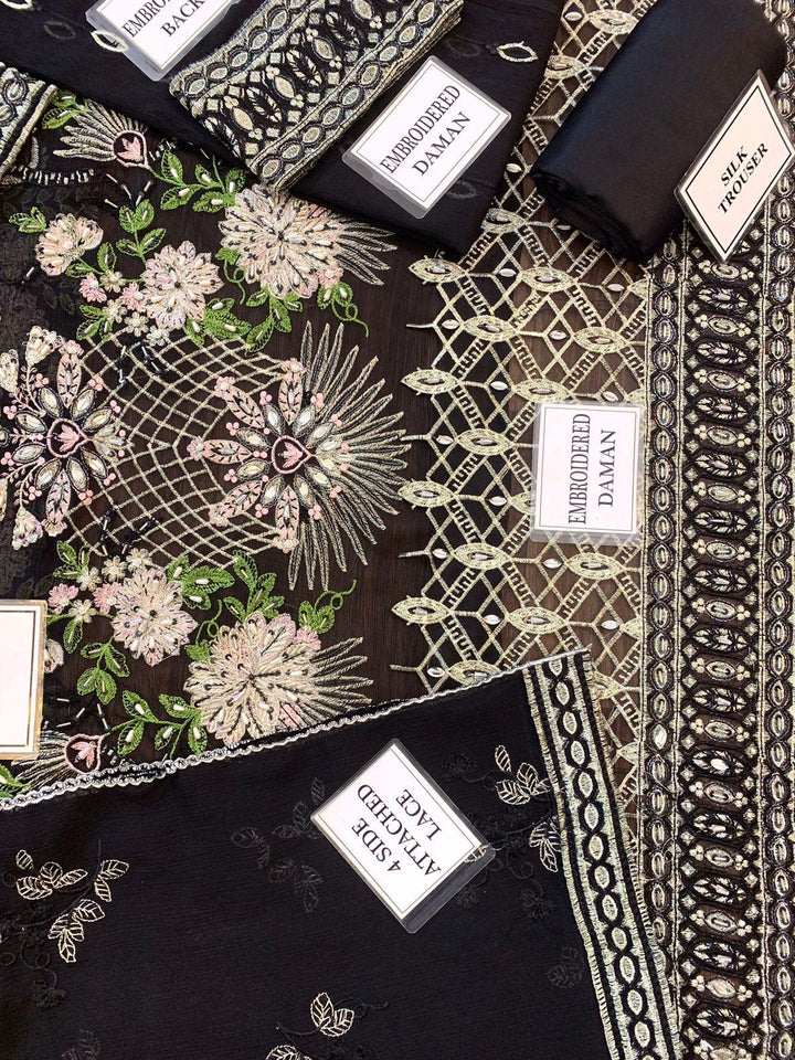 Flossie Chiffon Suit-Aarasta