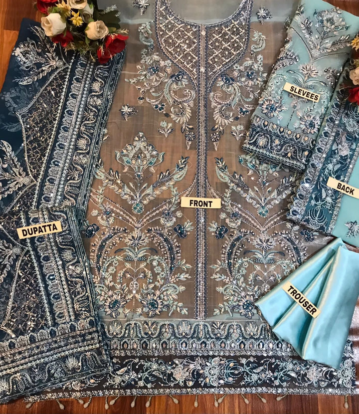 Gulaal Organza Suit-Aarasta