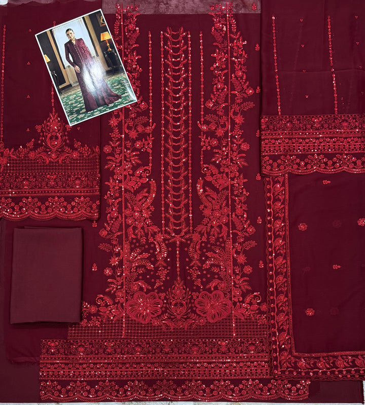 Gulaal Chiffon Suit-Aarasta