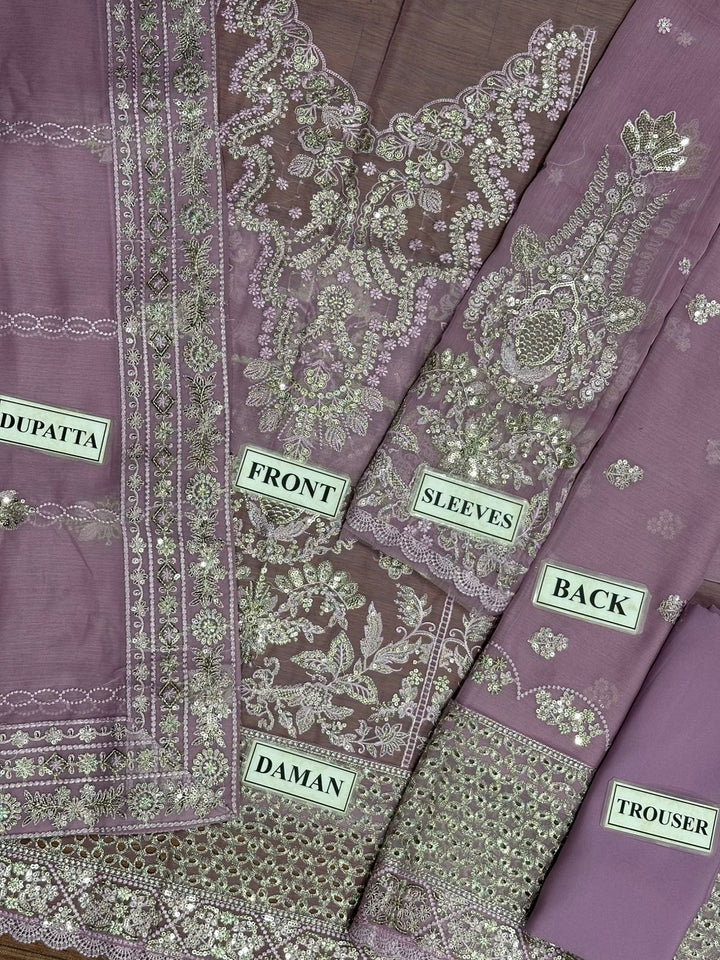 Gulaal Chiffon Suit-Aarasta