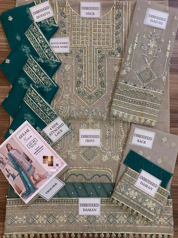 Gulaal Organza Suit-Aarasta