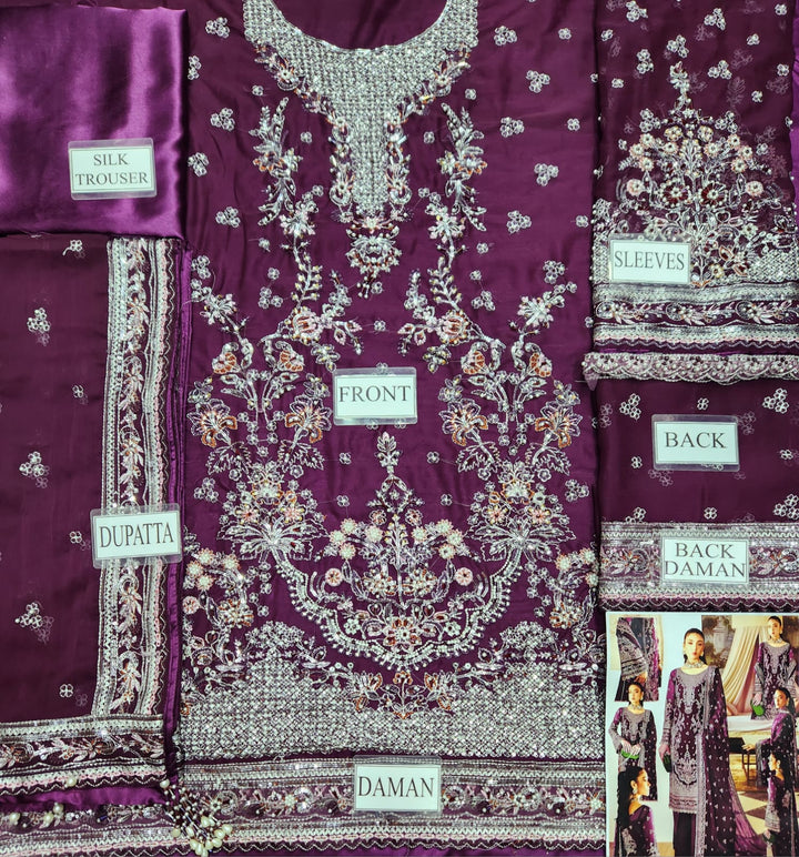 Gulaal Chiffon Suit-Aarasta