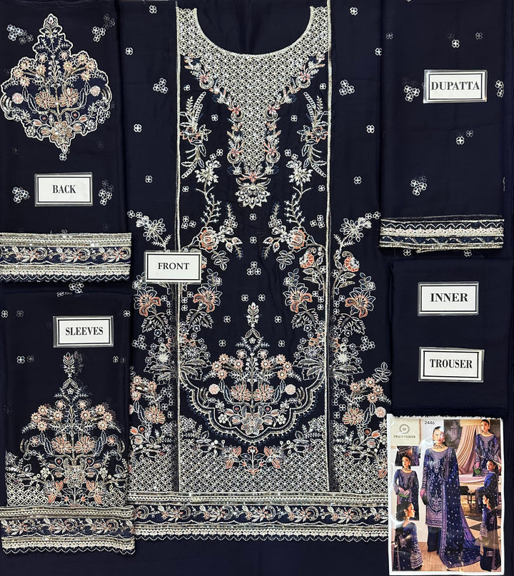 Gulaal Chiffon Suit-Aarasta