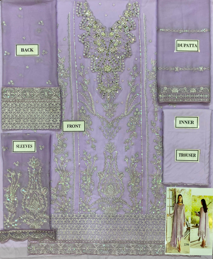 Gulaal Chiffon Suit-Aarasta