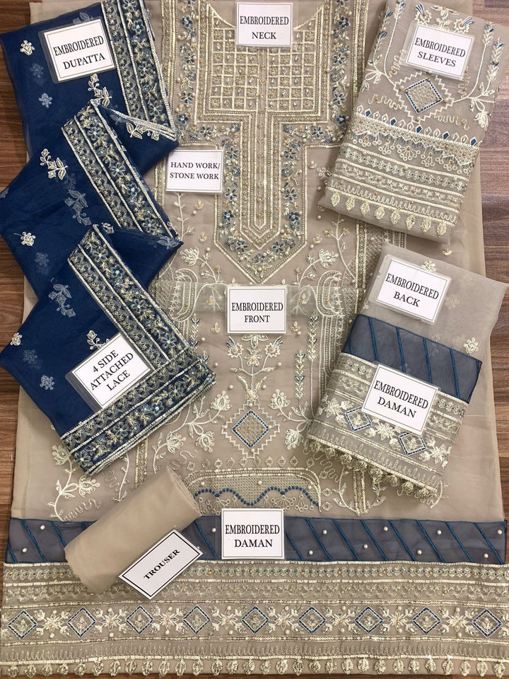 Gulaal Organza Suit-Aarasta