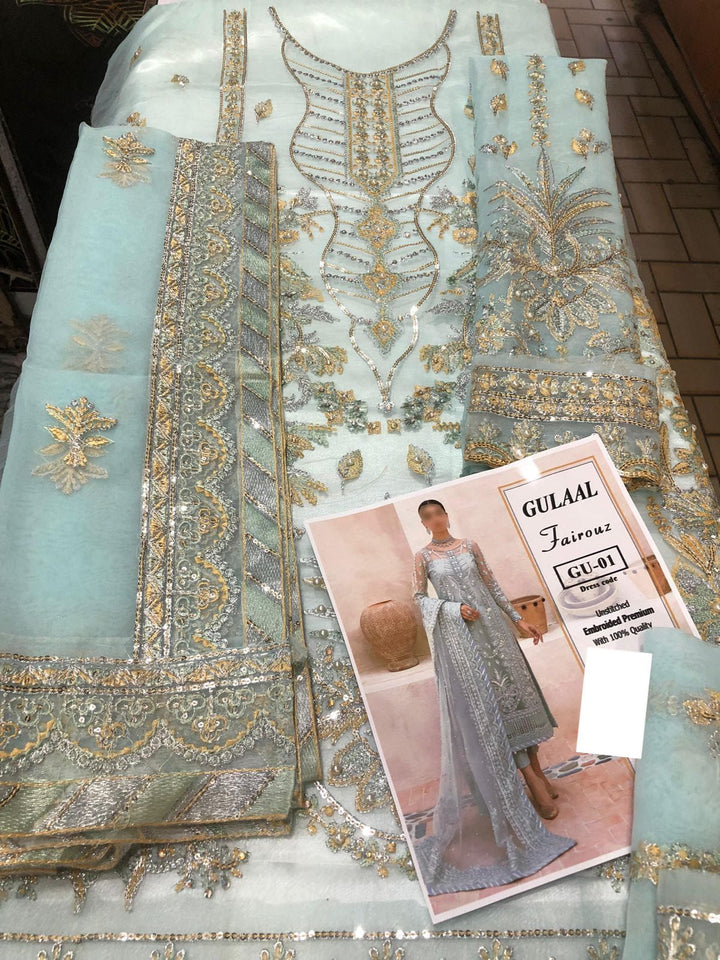 Gulaal Organza Suit-Aarasta