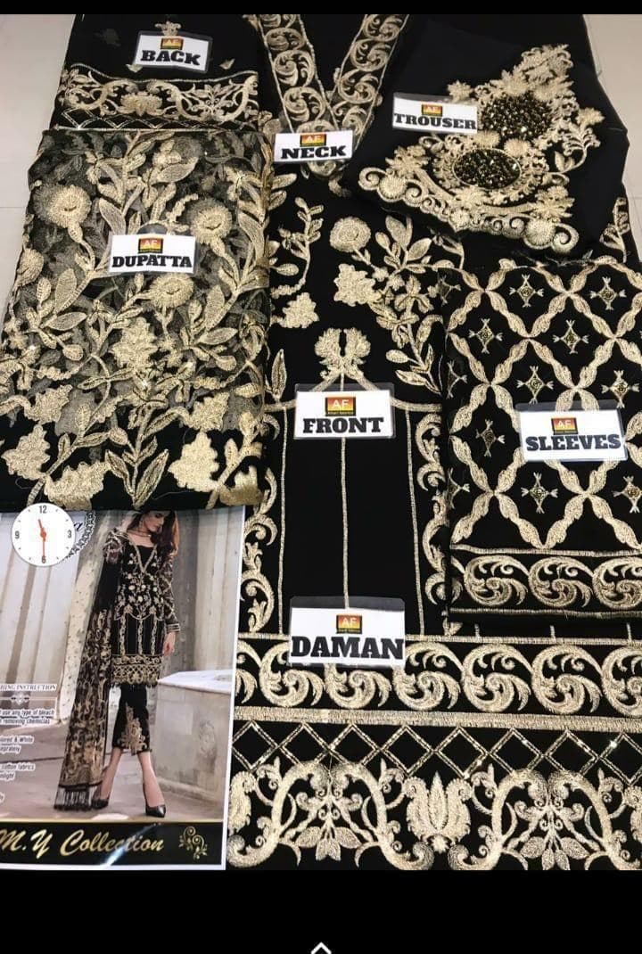 Gulaal Chiffon Suit-Aarasta