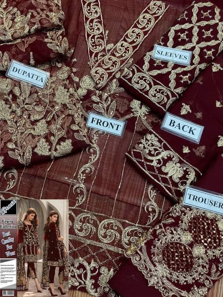 Gulaal Chiffon Suit-Aarasta