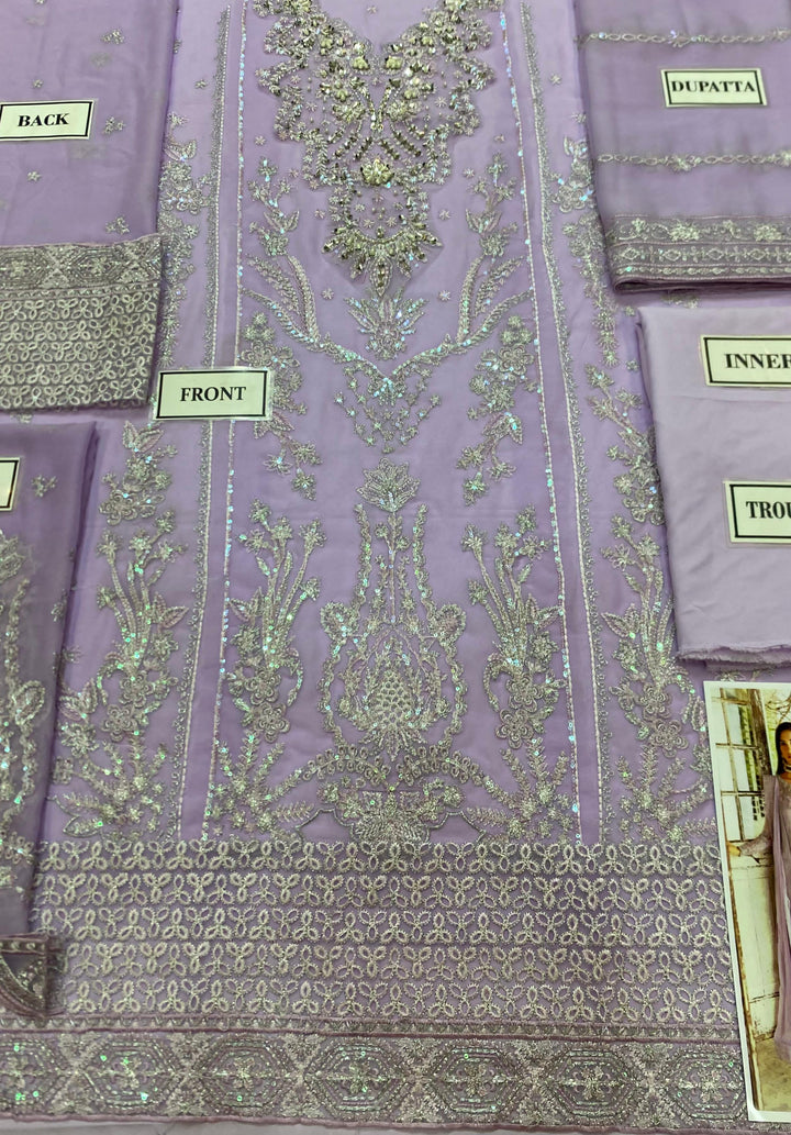 Gulaal Chiffon Suit-Aarasta