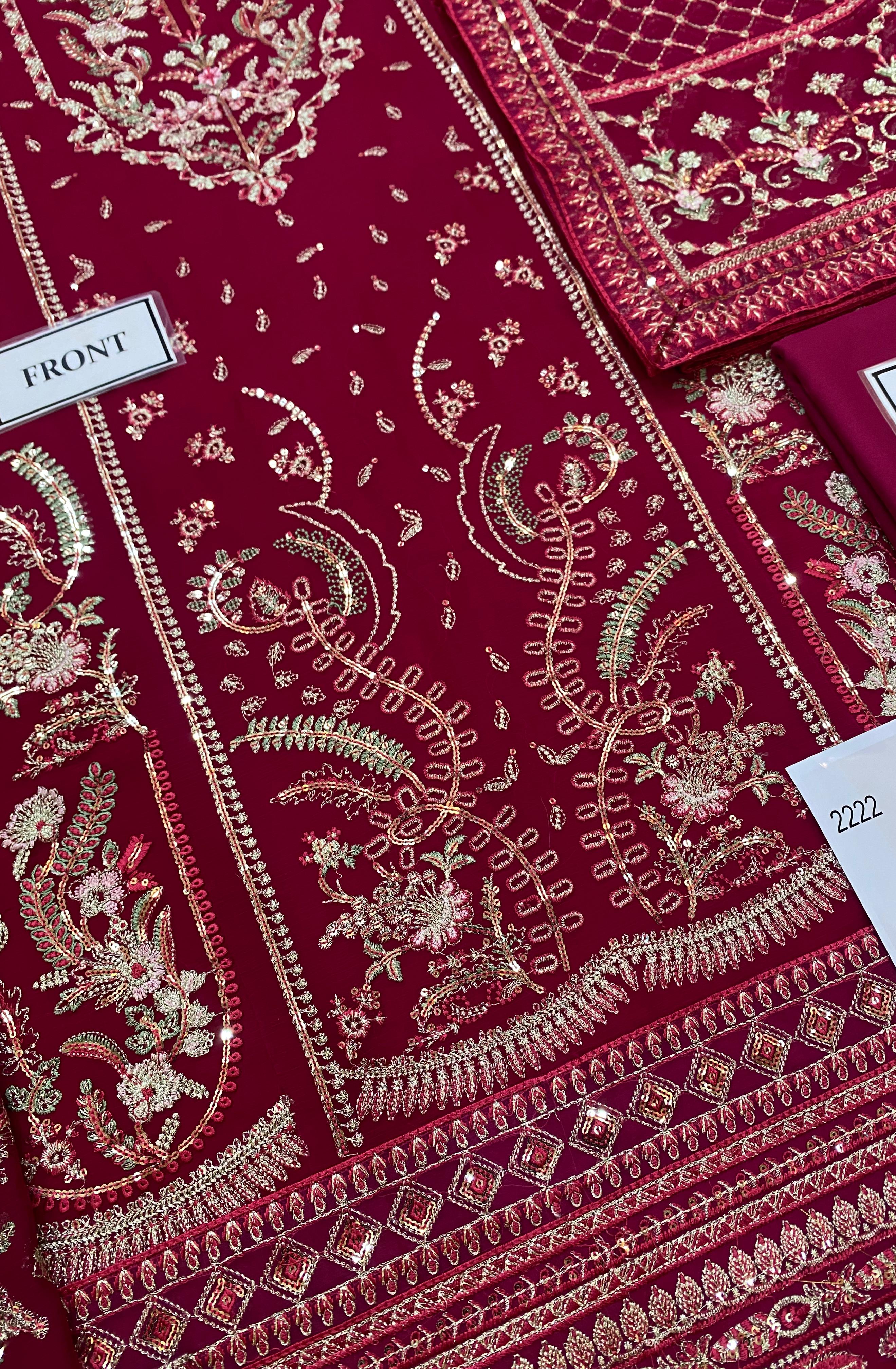 Gulaal Chiffon Suit-Aarasta