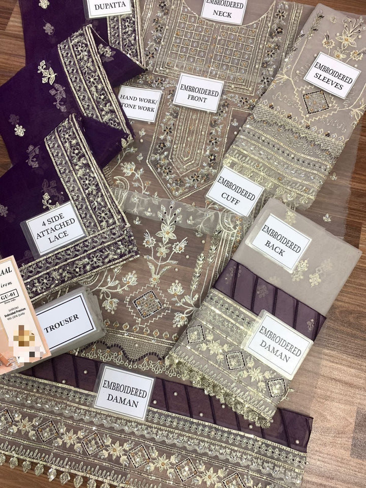 Gulaal Organza Suit-Aarasta