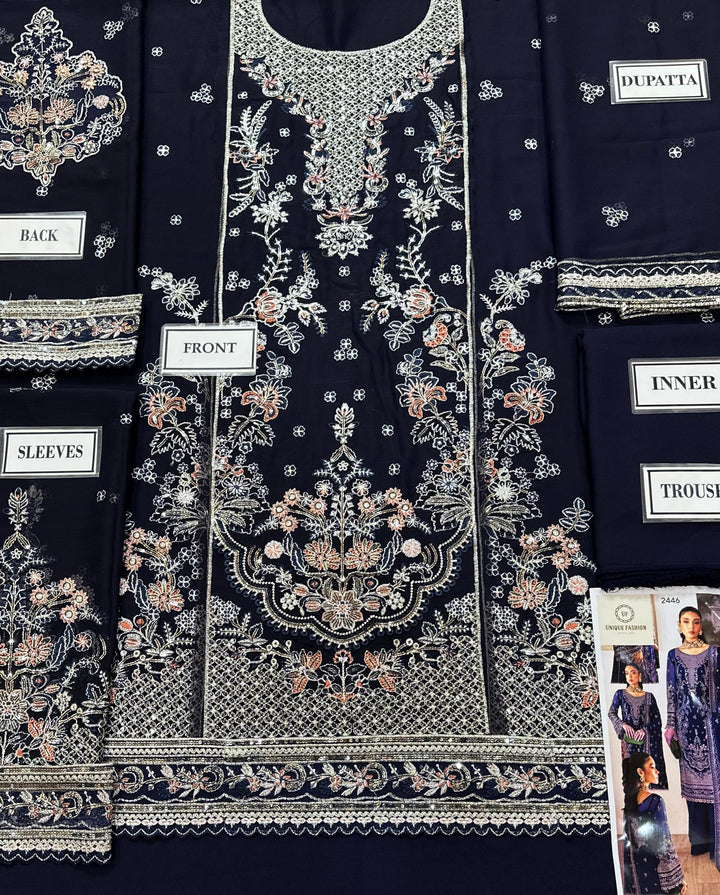 Gulaal Chiffon Suit-Aarasta