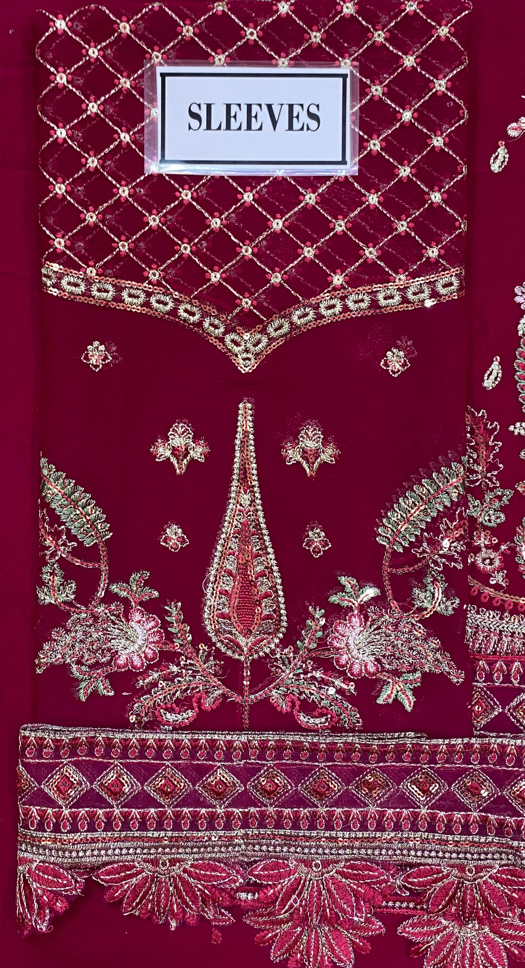 Gulaal Chiffon Suit-Aarasta
