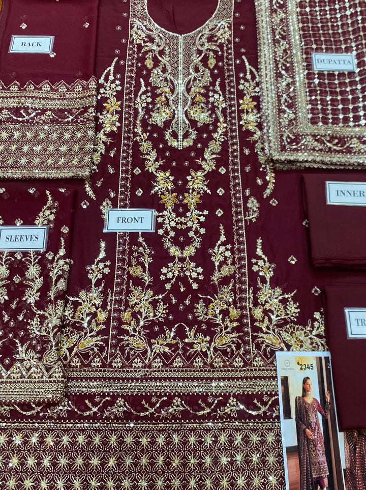 Gulaal Chiffon Suit-Aarasta