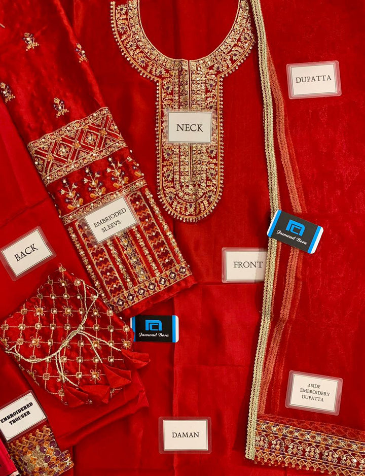 Hussain Rehar Silk Suit-Aarasta
