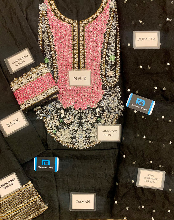 Hussain Rehar Silk Suit-Aarasta