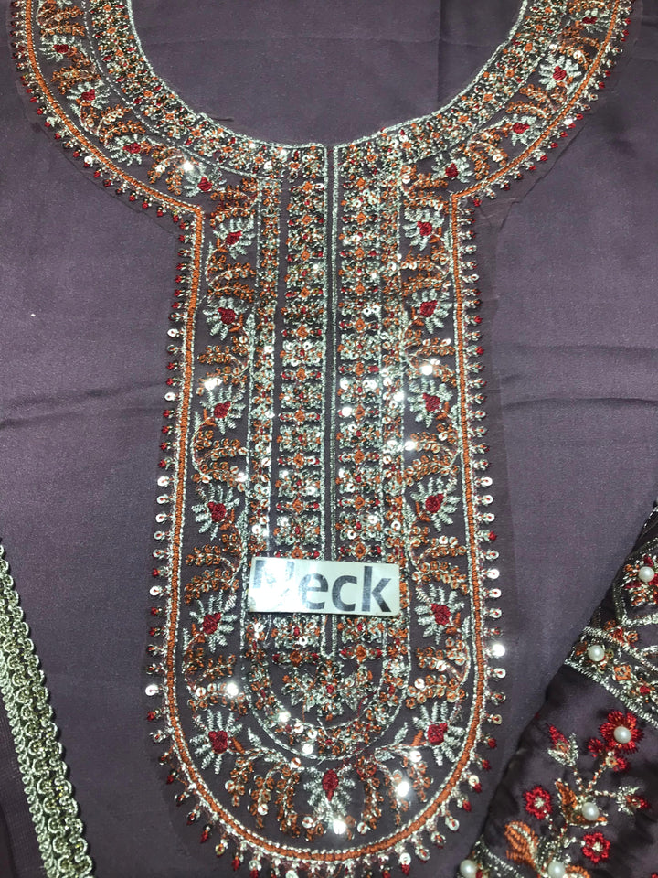 Hussain Rehar Silk Suit-Aarasta