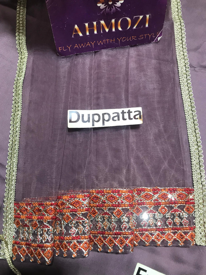 Hussain Rehar Silk Suit-Aarasta