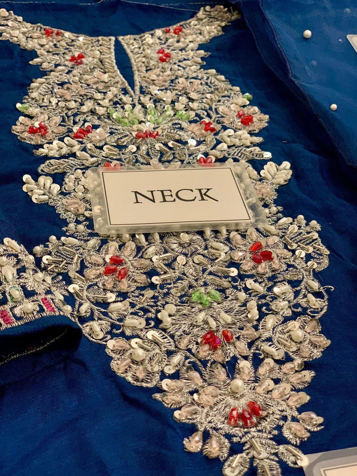 Hussain Rehar Silk Suit-Aarasta