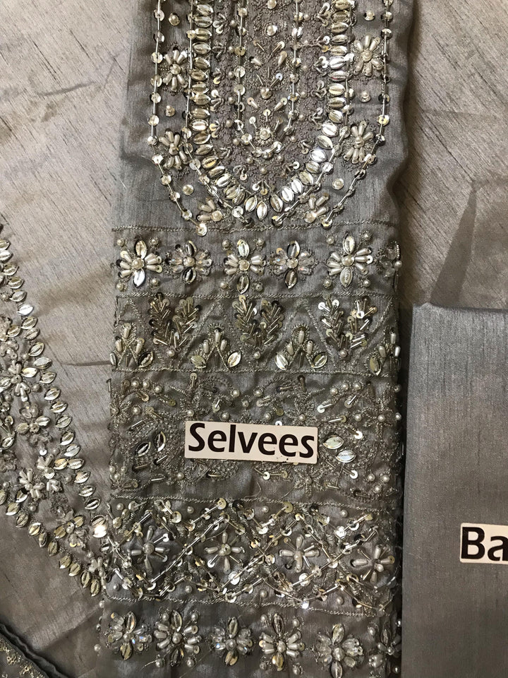 Hussain Rehar Silk Suit-Aarasta