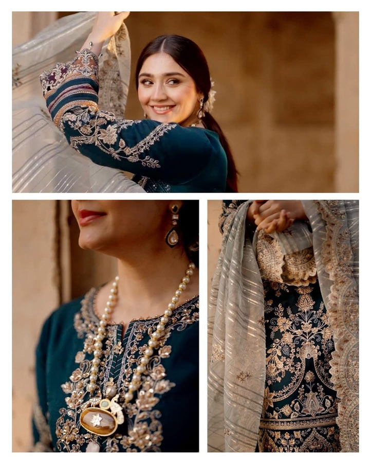 Imrozia Chiffon Suit-Aarasta