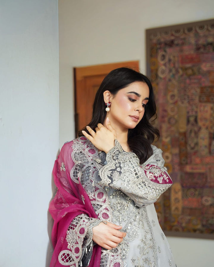 Imrozia Chiffon Suit-Aarasta