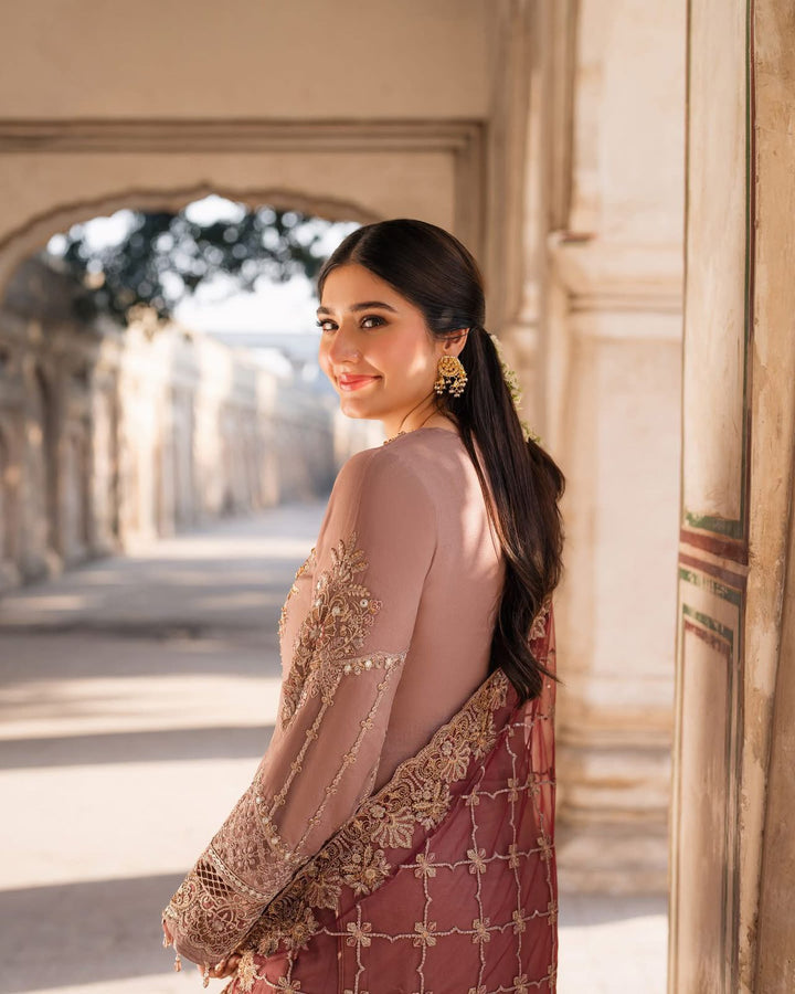 Imrozia Chiffon Suit-Aarasta