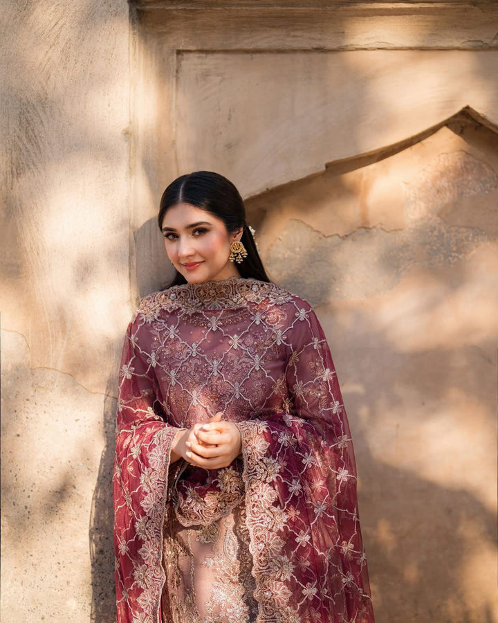 Imrozia Chiffon Suit-Aarasta