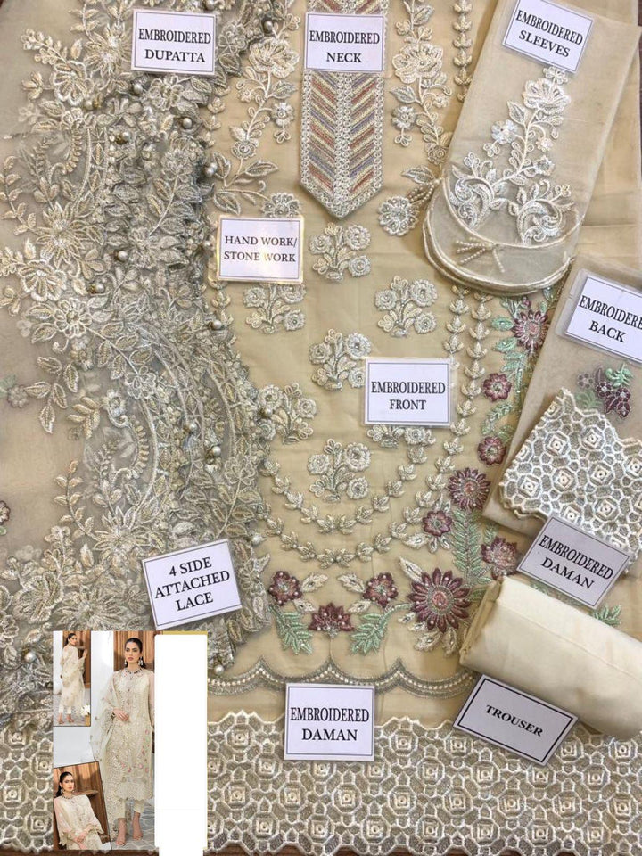 Imrozia Organza Suit-Aarasta