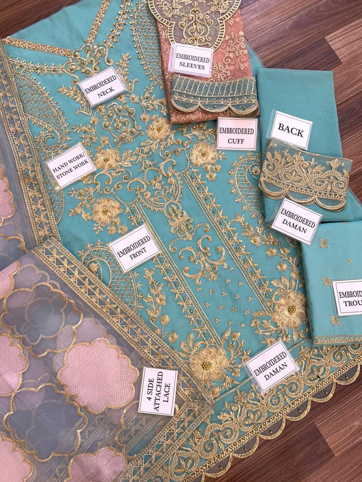 Imrozia Organza Suit-Aarasta