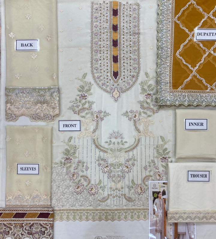 Imrozia Chiffon Suit-Aarasta