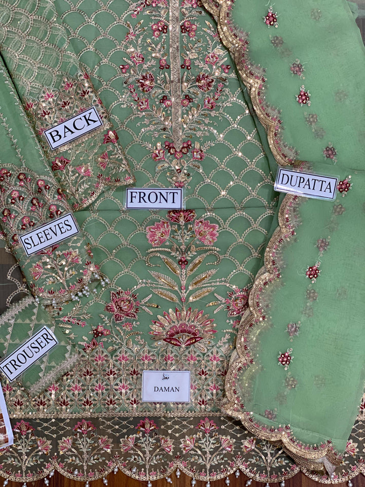 Imrozia Organza Suit-Aarasta