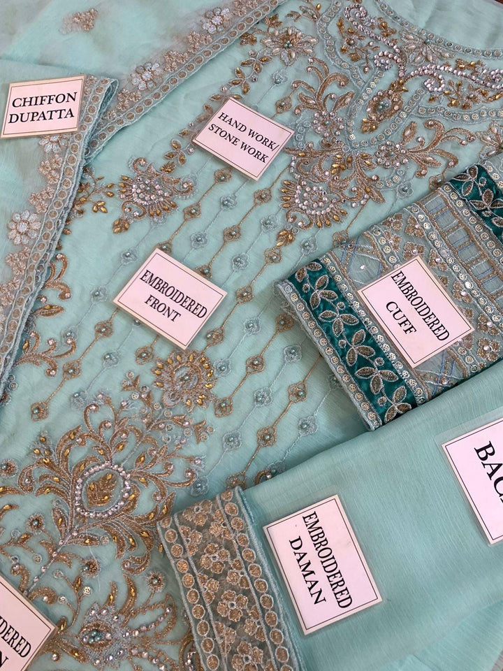 Imrozia Chiffon Suit-Aarasta