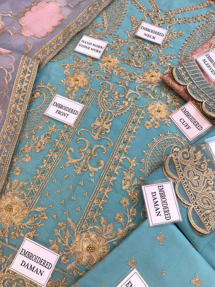 Imrozia Organza Suit-Aarasta