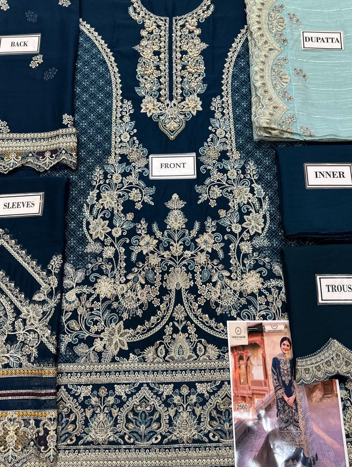 Imrozia Chiffon Suit-Aarasta