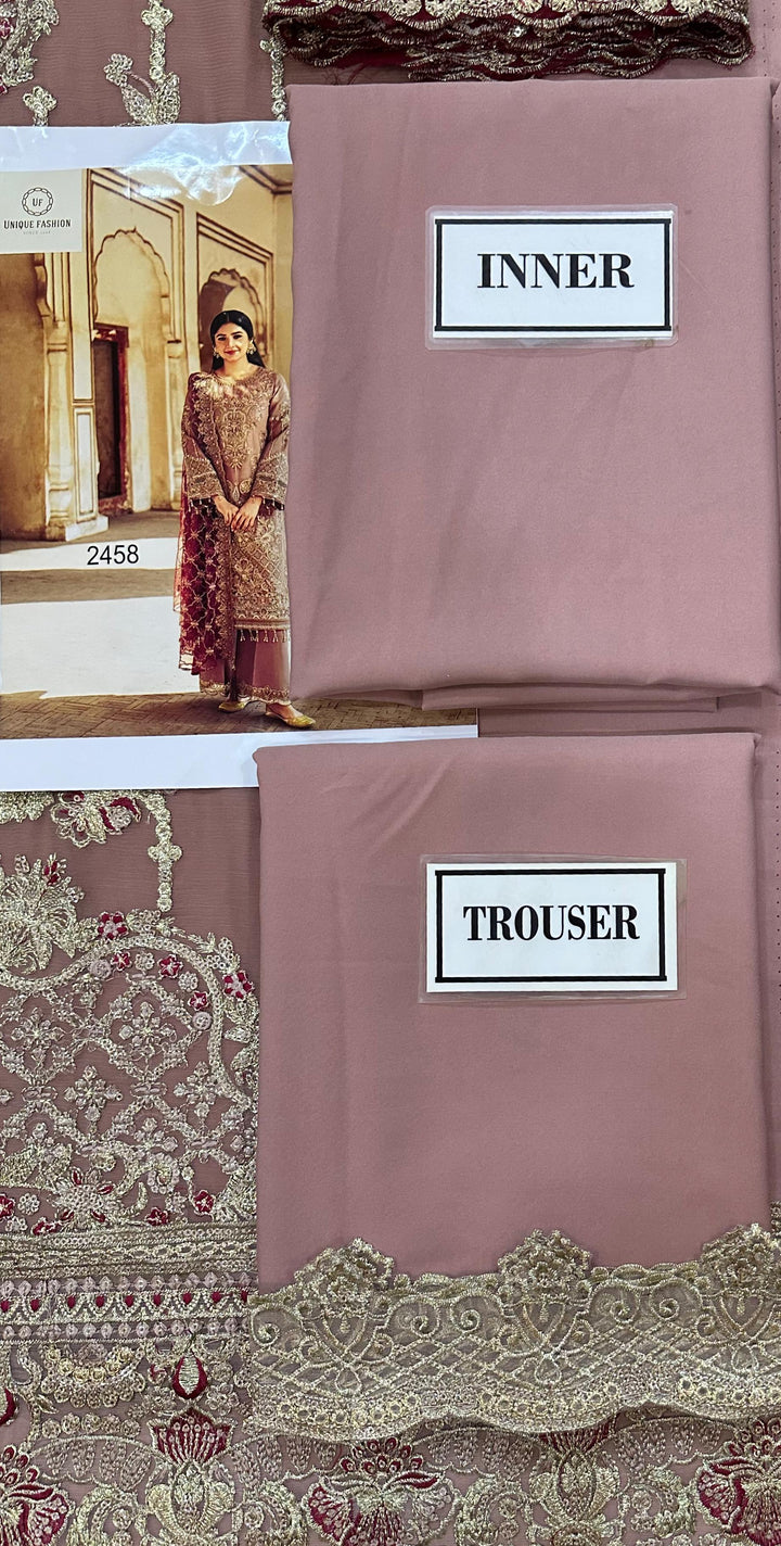 Imrozia Chiffon Suit-Aarasta