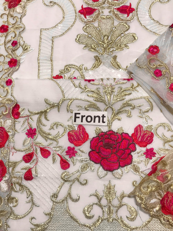 Imrozia Chiffon Suit-Aarasta