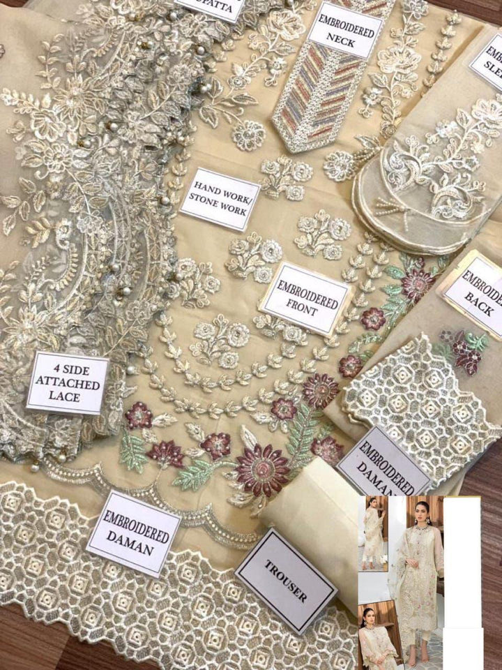 Imrozia Organza Suit-Aarasta