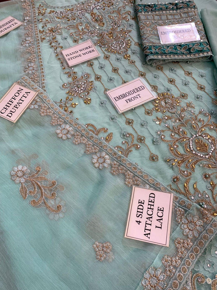 Imrozia Chiffon Suit-Aarasta