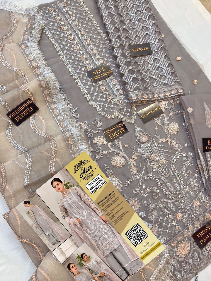 Imrozia Organza Suit-Aarasta