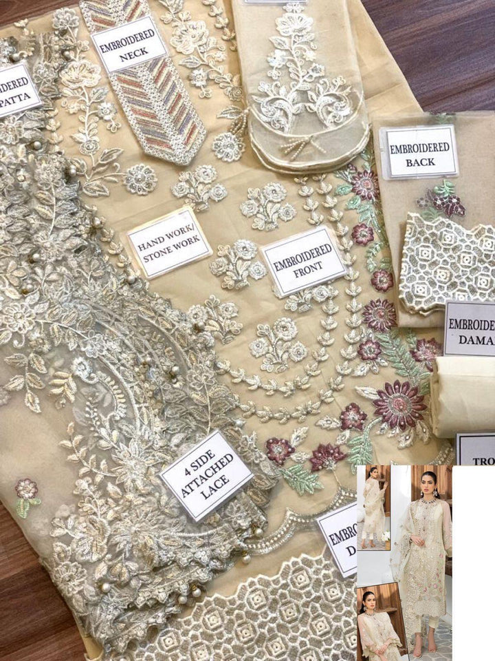 Imrozia Organza Suit-Aarasta