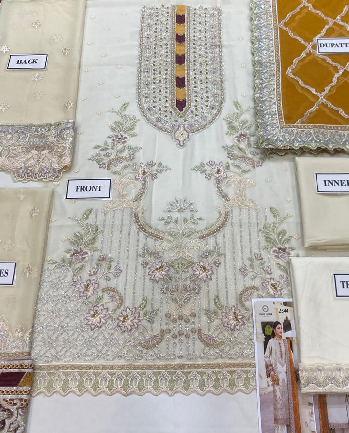 Imrozia Chiffon Suit-Aarasta