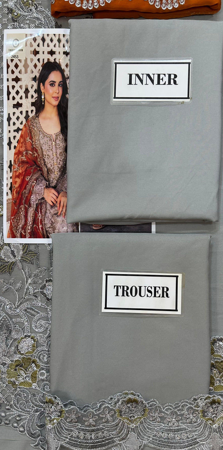 Imrozia Chiffon Suit-Aarasta