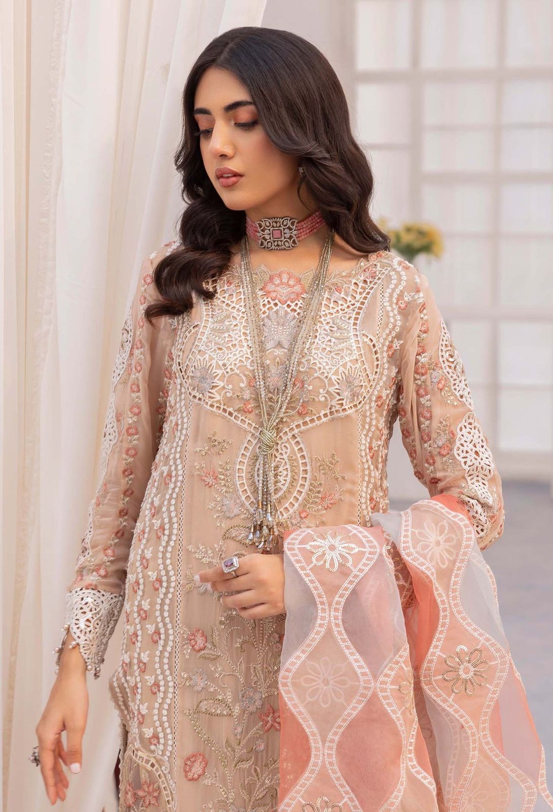 Imrozia Organza Suit-Aarasta