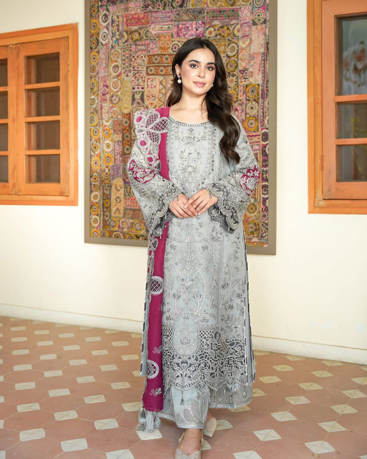 Imrozia Chiffon Suit-Grey-Chiffon-Aarasta