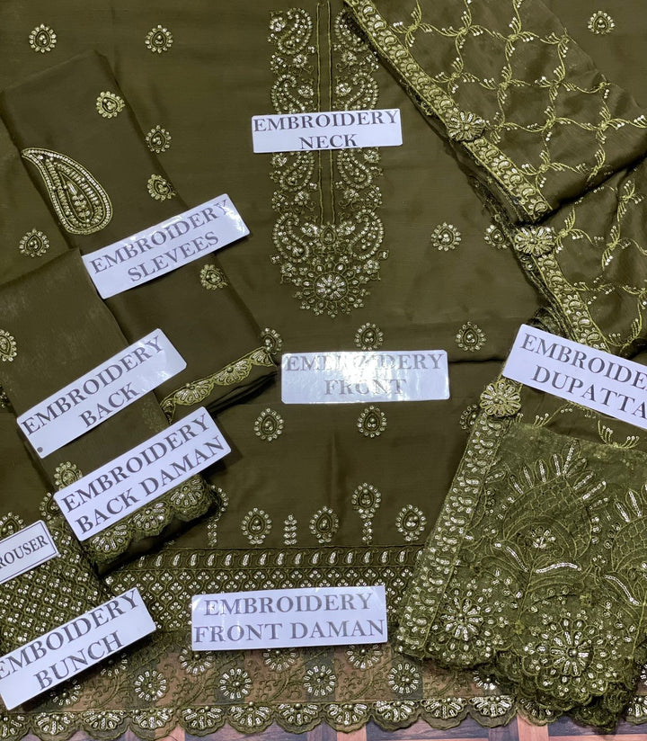 Iznik Chiffon Suit-Aarasta