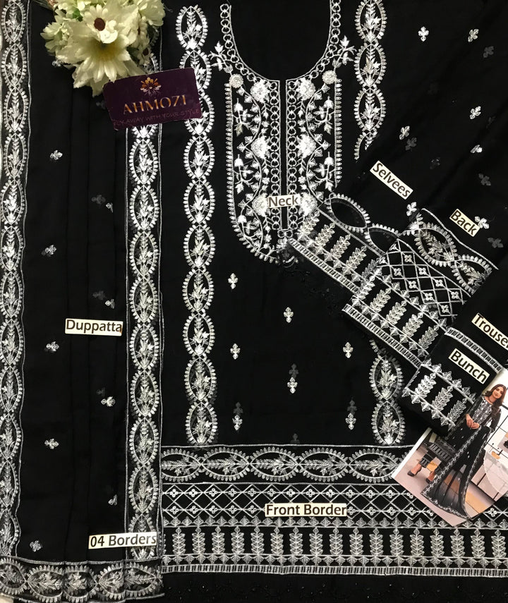 Iznik Chiffon Suit-Aarasta