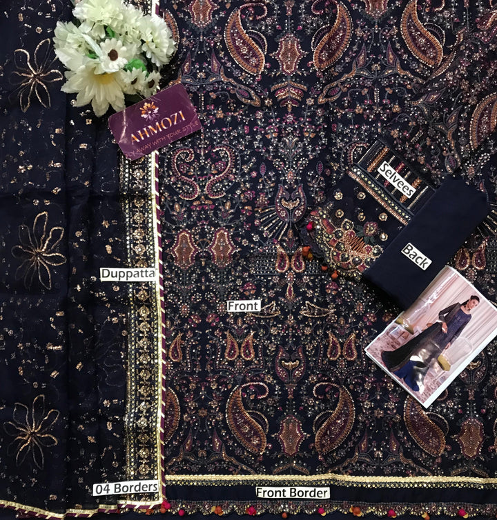 Iznik Organza Suit-Aarasta