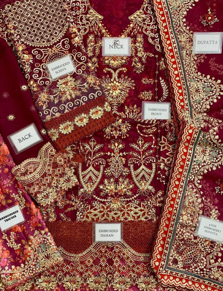 Iznik Chiffon Suit-Aarasta